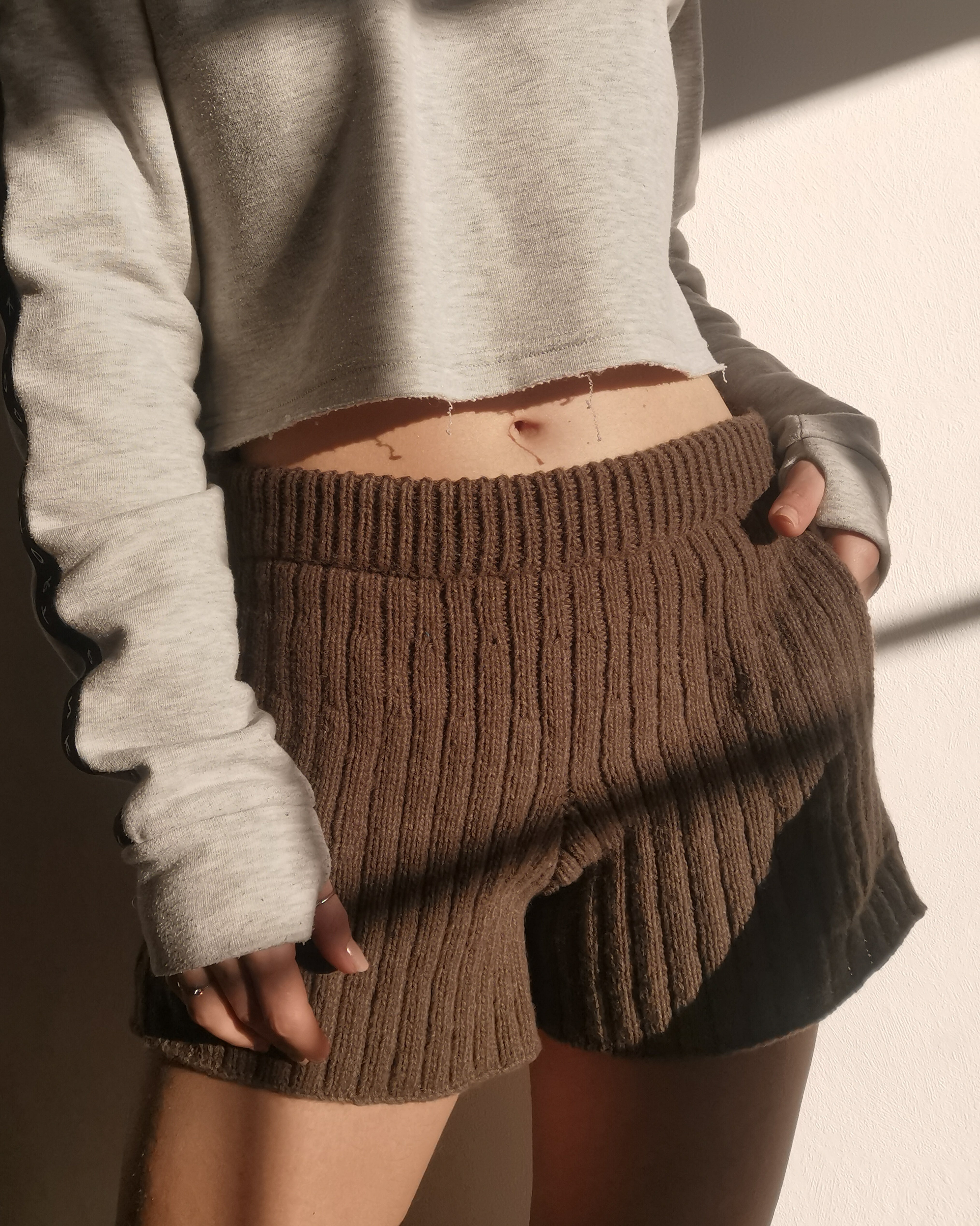 Basicribshorts – annkathrinknits