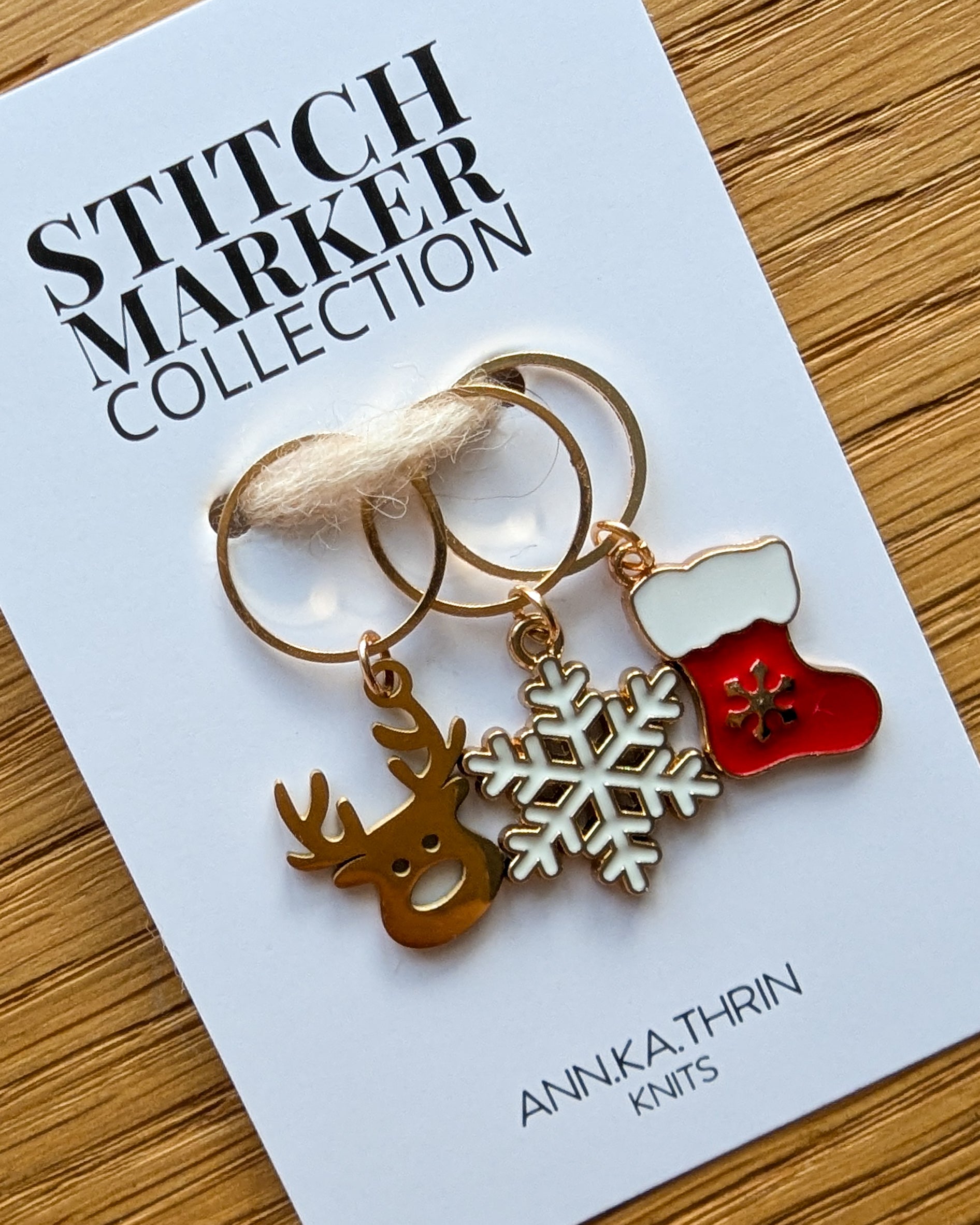 CHRISTMAS stitch marker set