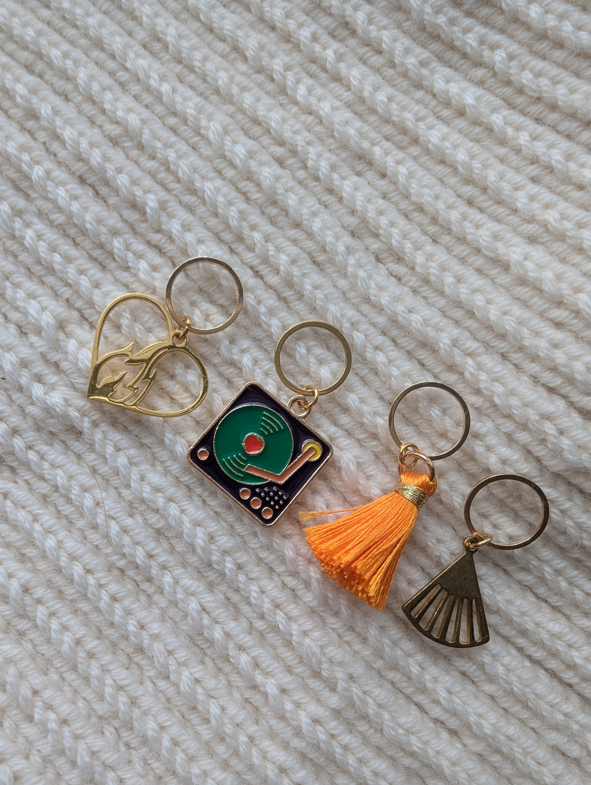 The Showgirl stitch marker set