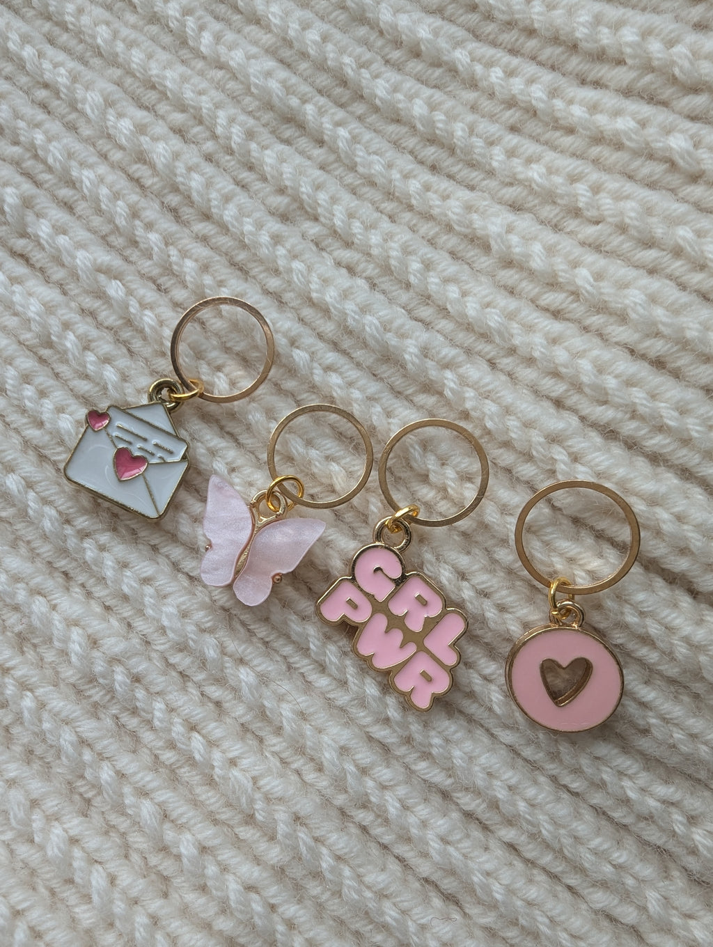 The Romantic stitch marker set