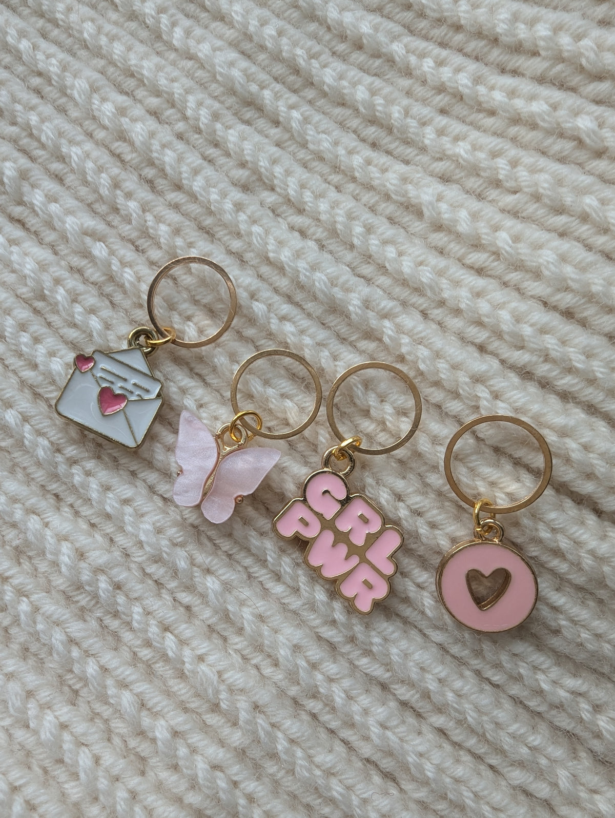 The Romantic stitch marker set