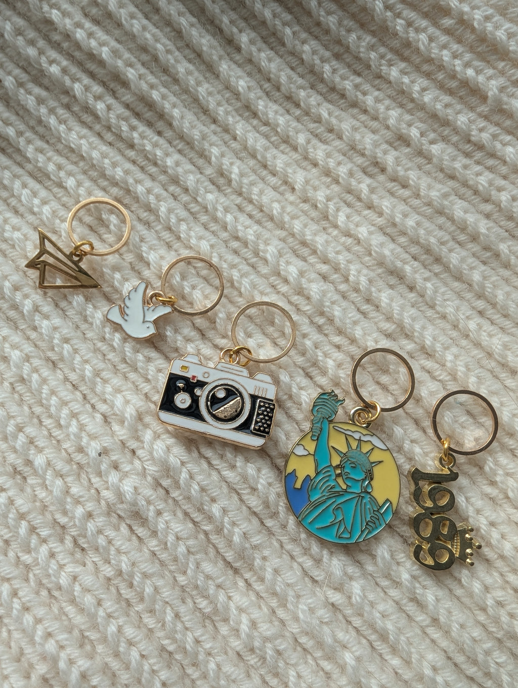The City Girl stitch marker set