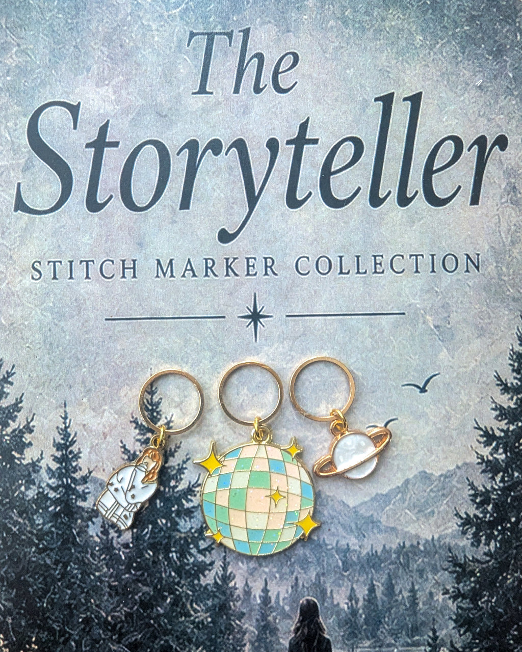 The Storyteller stitch marker set