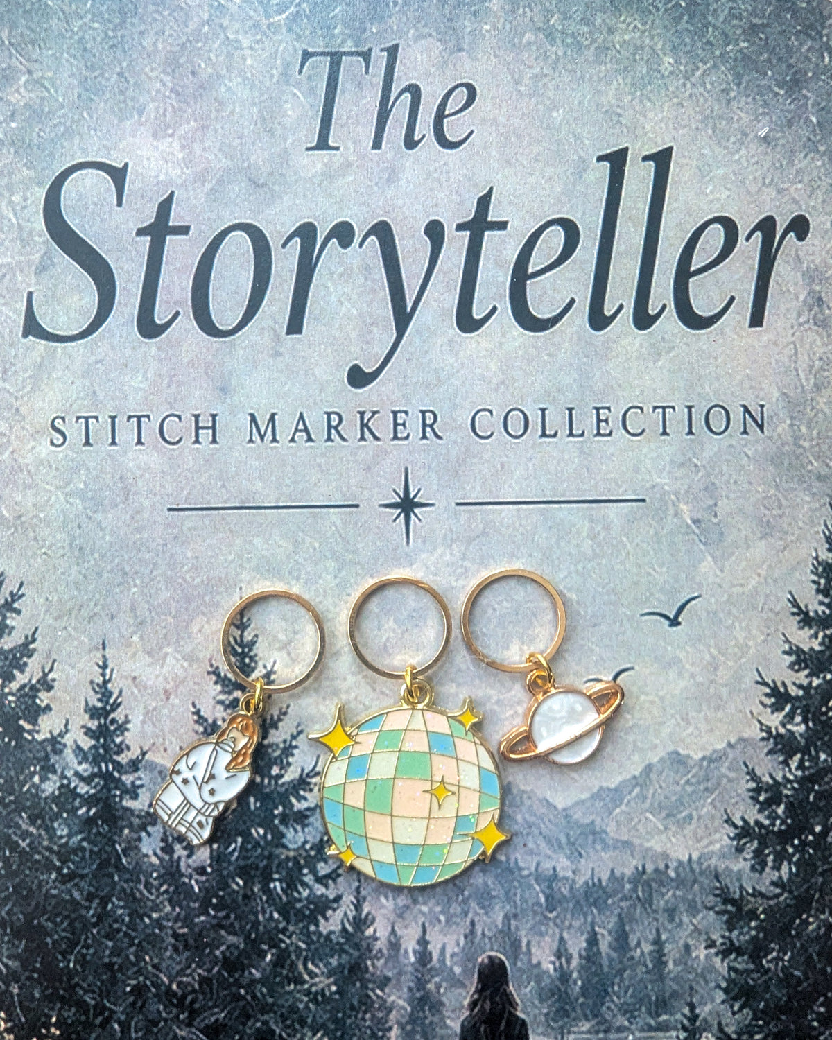 The Storyteller stitch marker set