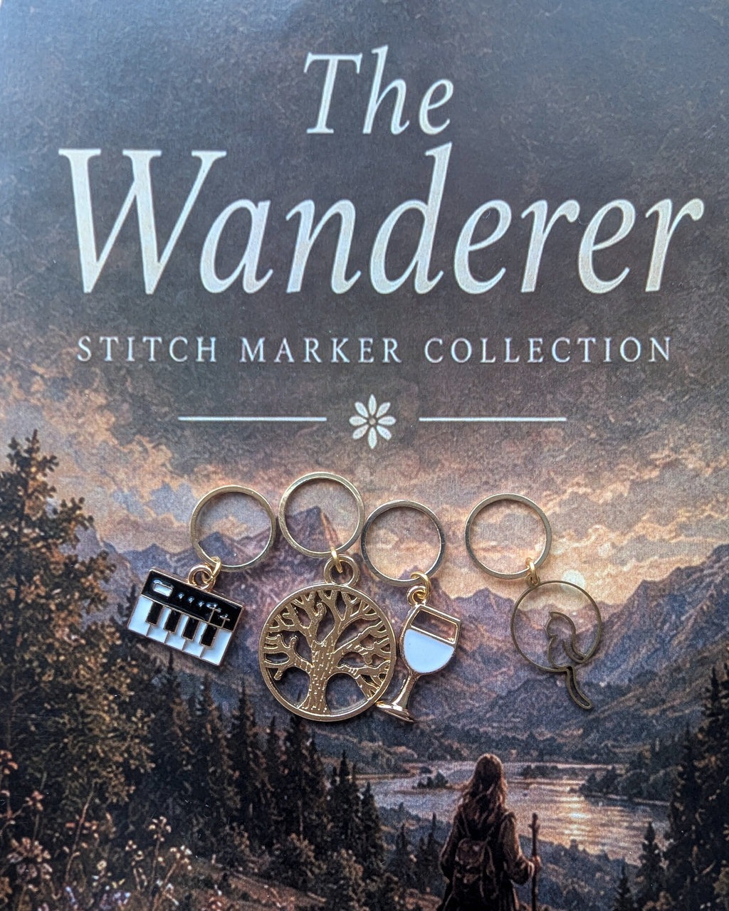 The Wanderer stitch marker set