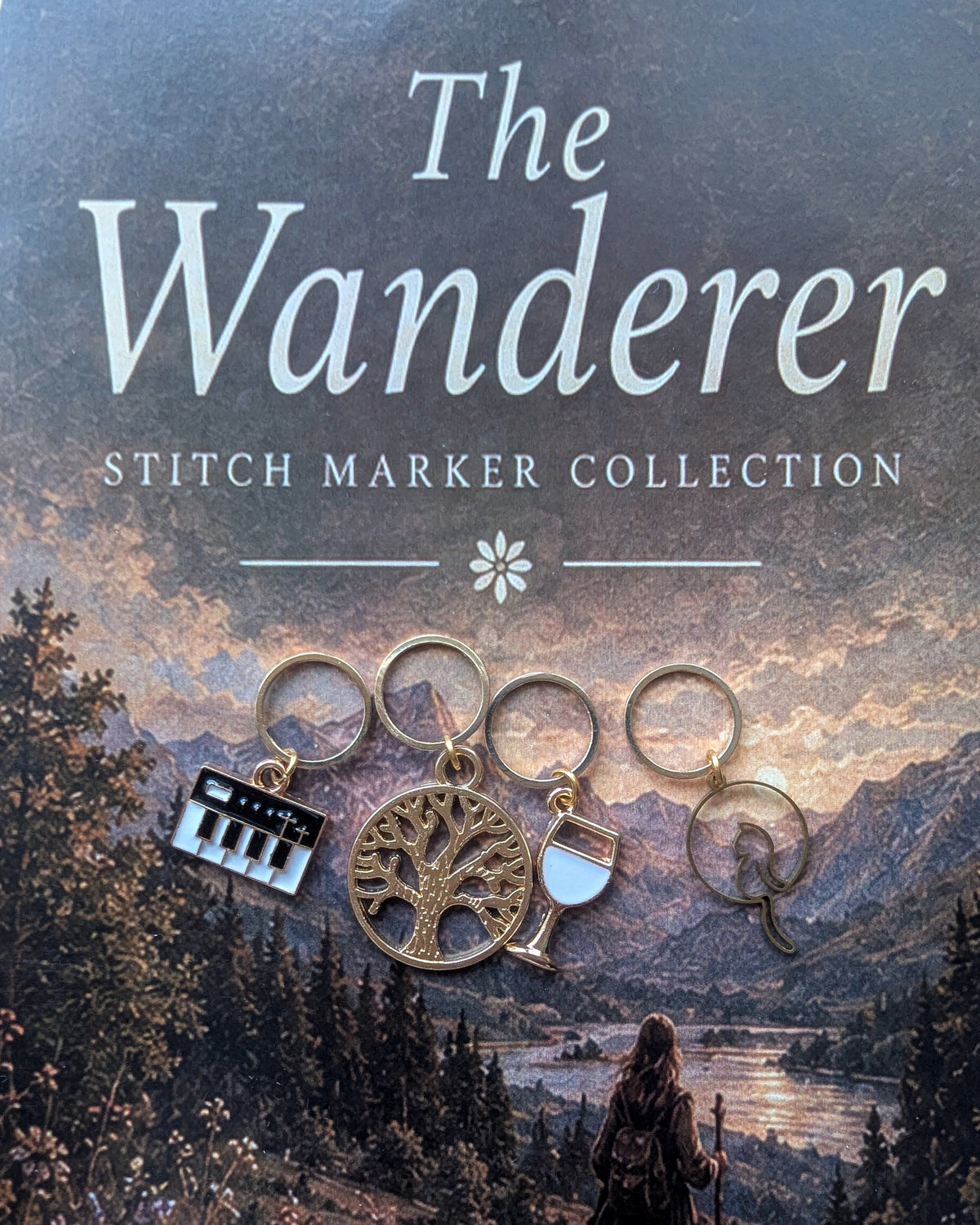 The Wanderer stitch marker set