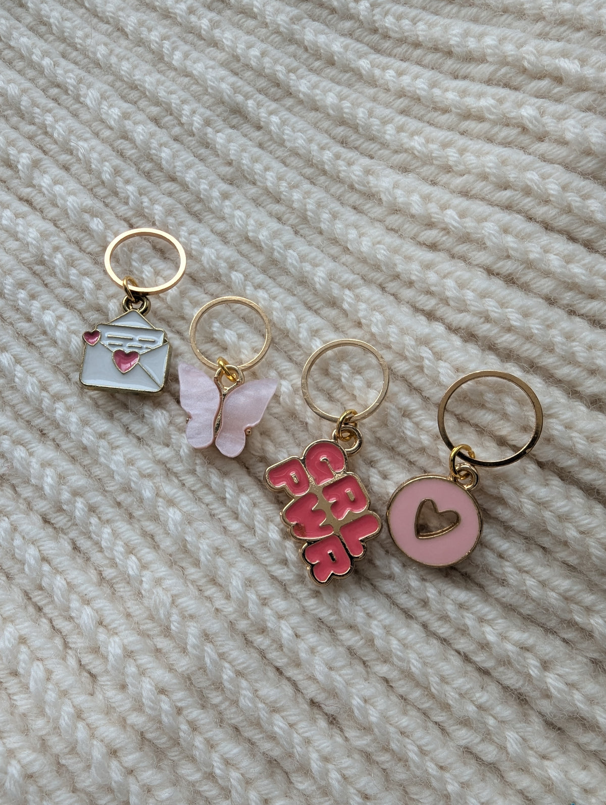 The Romantic stitch marker set