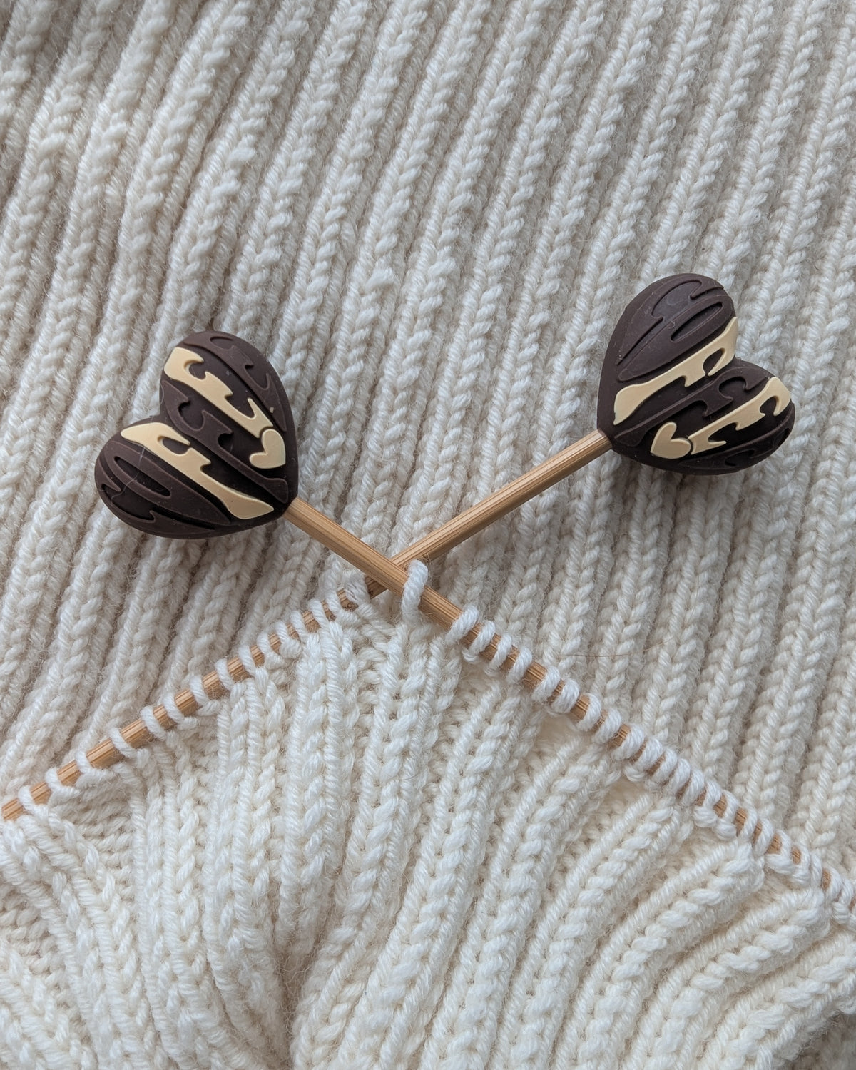 COFFEE HEART stitch stoppers