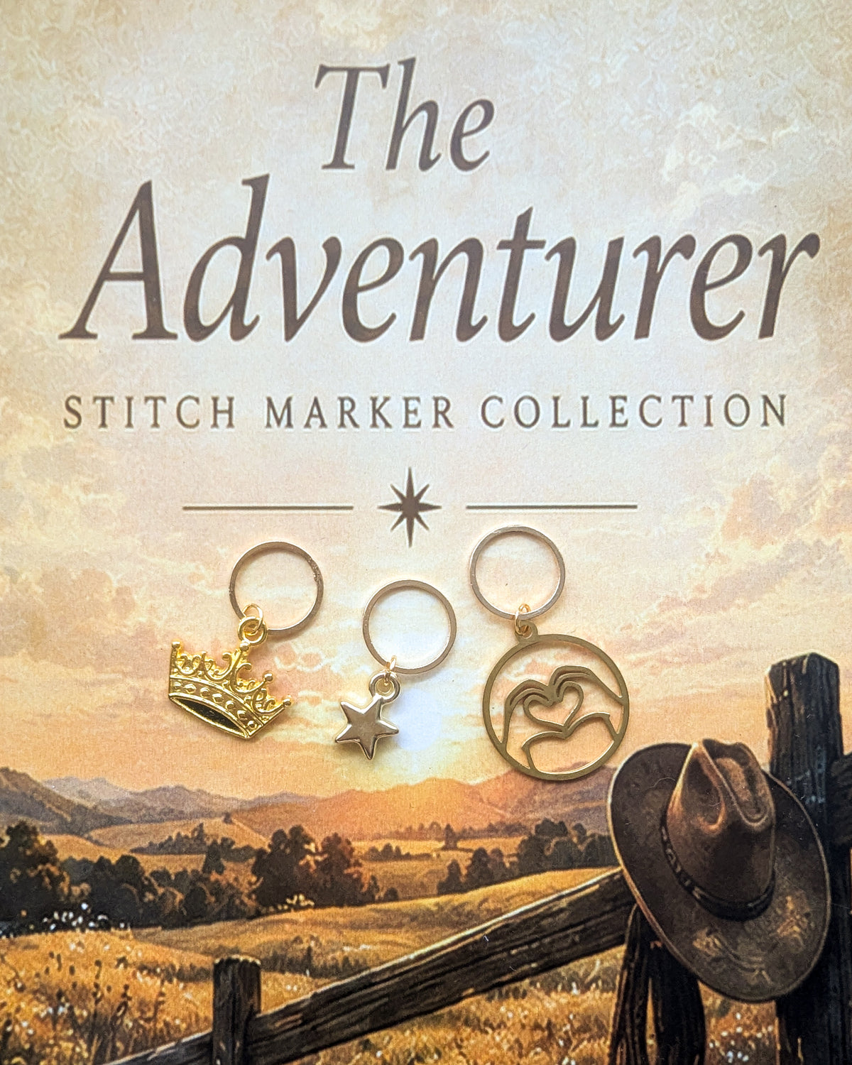 The Adventurer stitch marker set