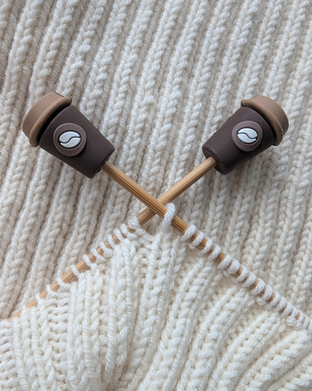 Coffee cup stitch stoppers