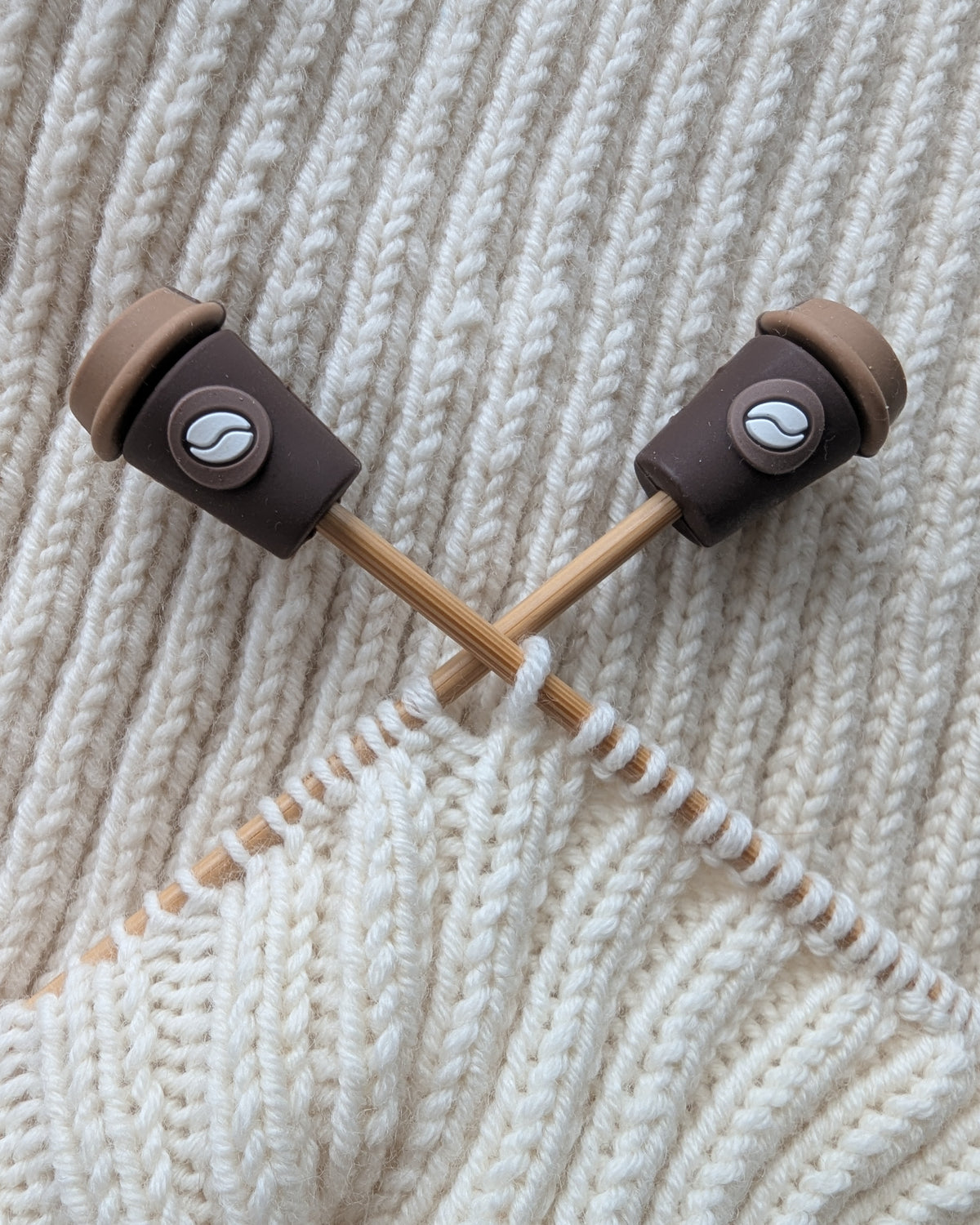Coffee cup stitch stoppers